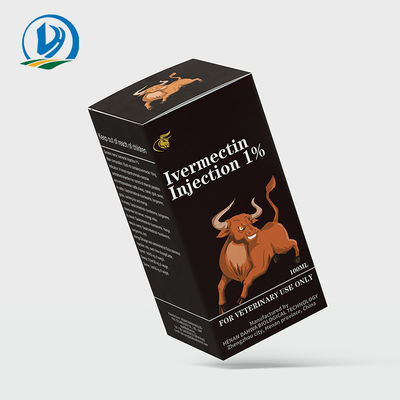 Ivermectin 1% απωθητική έγχυση εντόμων φαρμάκων εγχύσεων κτηνιατρική εκχύσιμη για τα βοοειδή