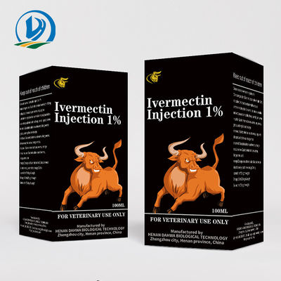 Ivermectin 1% απωθητική έγχυση εντόμων φαρμάκων εγχύσεων κτηνιατρική εκχύσιμη για τα βοοειδή