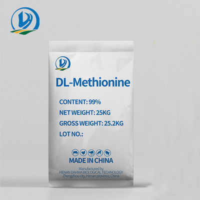 Methionine 99 πρόσθετων ουσιών C5H11NO2S CAS 59-51-8 Dl ζωοτροφών αμινοξύ ανεφοδιασμού