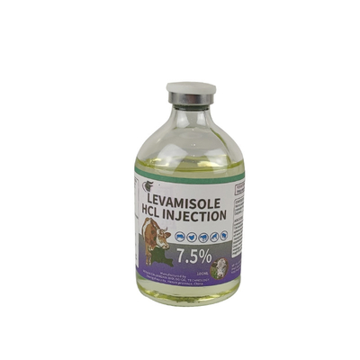 Φάρμακα Κτηνιατρικής 7,5% Παράσιτο Vermifuge Dewormer Levamisole Hydrochloride Injectable Medicine