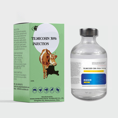 Κτηνιατρική εκχύσιμη φαρμάκων βοοειδών Tilmicosin έγχυση 30% CAS108050-54-0 Tilmicosin φωσφορικού άλατος υποδόρια