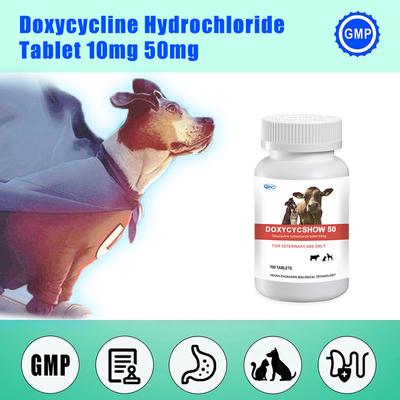 Κτηνιατρική ιατρική ταμπλετών 50mg βόλων HCL Doxycycline για τη Pet