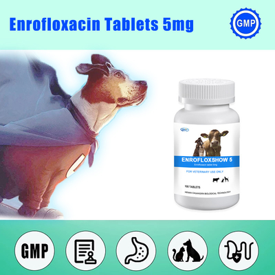 Κτηνιατρική ιατρική βόλων ταμπλετών 5mg βόλων Enrofloxacin για τη Pet