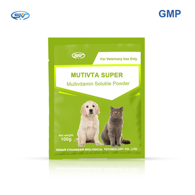 Κτηνιατρική Multivitamin διαλυτή σκόνη Multivitamin βιταμινών ορυκτή για τη Pet και τα πουλερικά