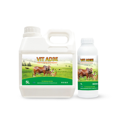 Προφορική προφορική λύση βιταμινών AD3E ιατρικής λύσης για τα άλογα, βοοειδή, πρόβατα, αίγες, χοίροι, σκυλιά, γάτες, ραβίνος
