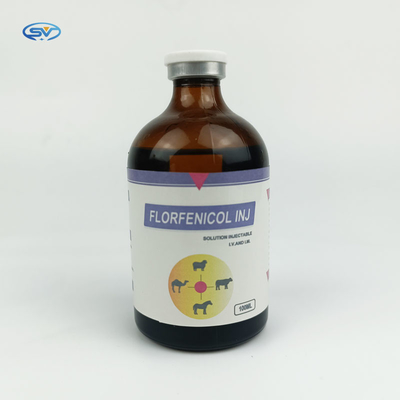 Φάρμακα εκχύσιμο Florfenicol 20% Inj κτηνιατρικού φαρμάκου για τα αντιφλεγμονώδη και αντιπυρετικά αποτελέσματα