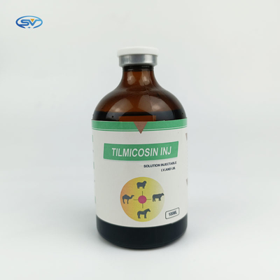 Veterinary Injectable Drugs Αντιβιοτικό Tilmicosin Injection 100ml Για Βοοειδή Πρόβατα