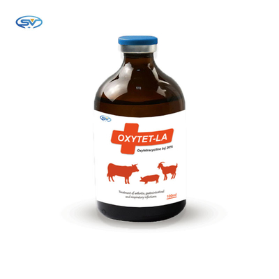 Κτηνιατρικό εκχύσιμο Tetracycline φαρμάκων Oxytetracycline αντιβιοτικών υδροχλωρίδιο 200mg εκχύσιμο