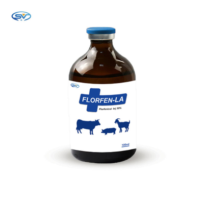 Έγχυση Florfenicol προβάτων βοοειδών φαρμάκων κτηνιατρικού φαρμάκου για τη θεραπεία των βακτηριακών ασθενειών