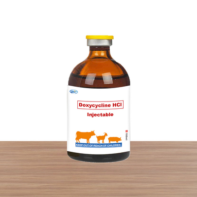10% κτηνιατρική εκχύσιμη φαρμάκων αντιβιοτική έγχυση υδροχλωριδίου Doxycycline τύπων εγχύσεων ζωική