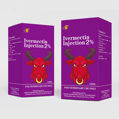 Κτηνιατρική εκχύσιμη έγχυση Ivermectin 1% φαρμάκων για τις παρασιτικές ασθένειες 50ml 100ml βοοειδών και χοίρων