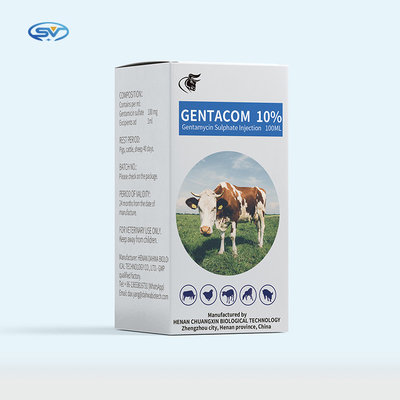 Κτηνιατρική αντιπαρασιτική Gentamicin τιμών εργοστασίων φαρμάκων έγχυση στην έγχυση 10% θειικού άλατος ποιοτικού Gentamycin αποθεμάτων