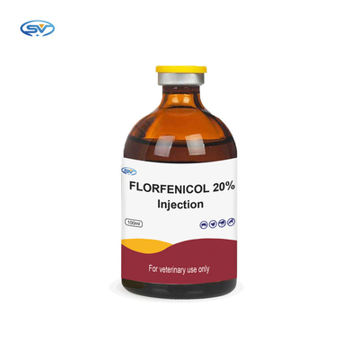 Κτηνιατρική εκχύσιμη έγχυση 10% 100ml Florfenicol φαρμάκων για τη ζωική χρήση