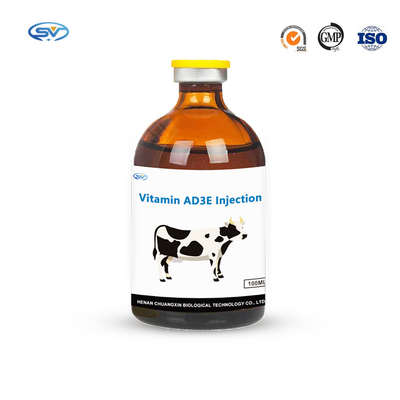 Κτηνιατρική εκχύσιμη έγχυση βιταμινών Ad3e φαρμάκων cOem για τα ζωικά άλογα βοοειδών