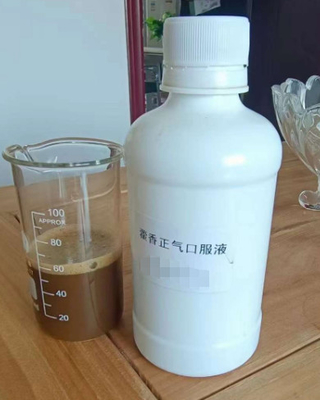 Προφορικό υγρό Huoxiang Zhengqi ιατρικής λύσης (ageratum-υγρό) για να αποτρέψει τη θερμοπληξία στο ζωικό κεφάλαιο 250ml