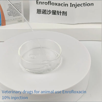 Έγχυση Enrofloxacin 10% πτηνών χοίρων φαρμάκων κτηνιατρικού φαρμάκου Pasteurellosis