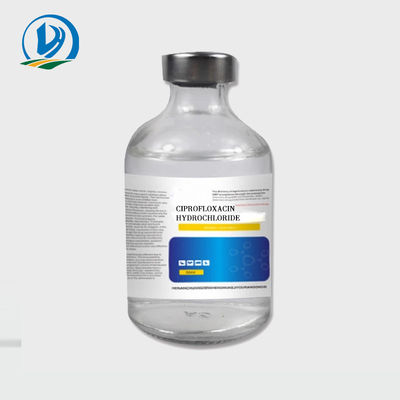 Υδροχλωρίδιο 100ml Antiurinary 2% Ciprofloxacln φαρμάκων κτηνιατρικού φαρμάκου για τη βακτηριακή μόλυνση γραμμαρίου