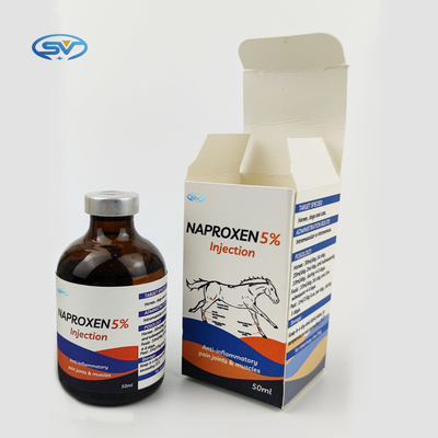 Αντι εμπρηστικός φαρμάκων 5% Naproxen 50Mg/ML κτηνιατρικός εκχύσιμος ανακουφίζει τον πυρετό