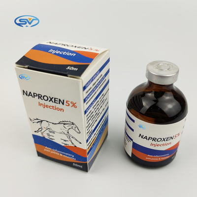 Αντι εμπρηστικός φαρμάκων 5% Naproxen 50Mg/ML κτηνιατρικός εκχύσιμος ανακουφίζει τον πυρετό