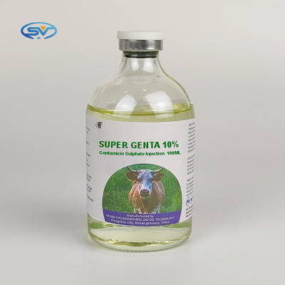 Υψηλός - θειικό άλας 10% Gentamycin ποιοτικών κτηνιατρικό εκχύσιμο φαρμάκων για τα πολλαπλάσια βακτηρίδια θανάτωσης