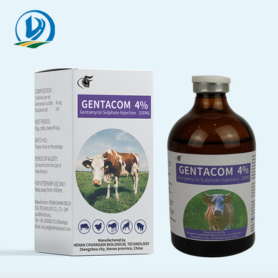 Gentamicin θειικού άλατος κτηνιατρικά αντιπαρασιτικά αντιβιοτικά φάσματος φαρμάκων 4% ευρέα